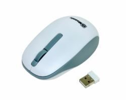 Msonic MX707W Wireless Optical Mouse - Ambidextrous, 1000 DPI, White