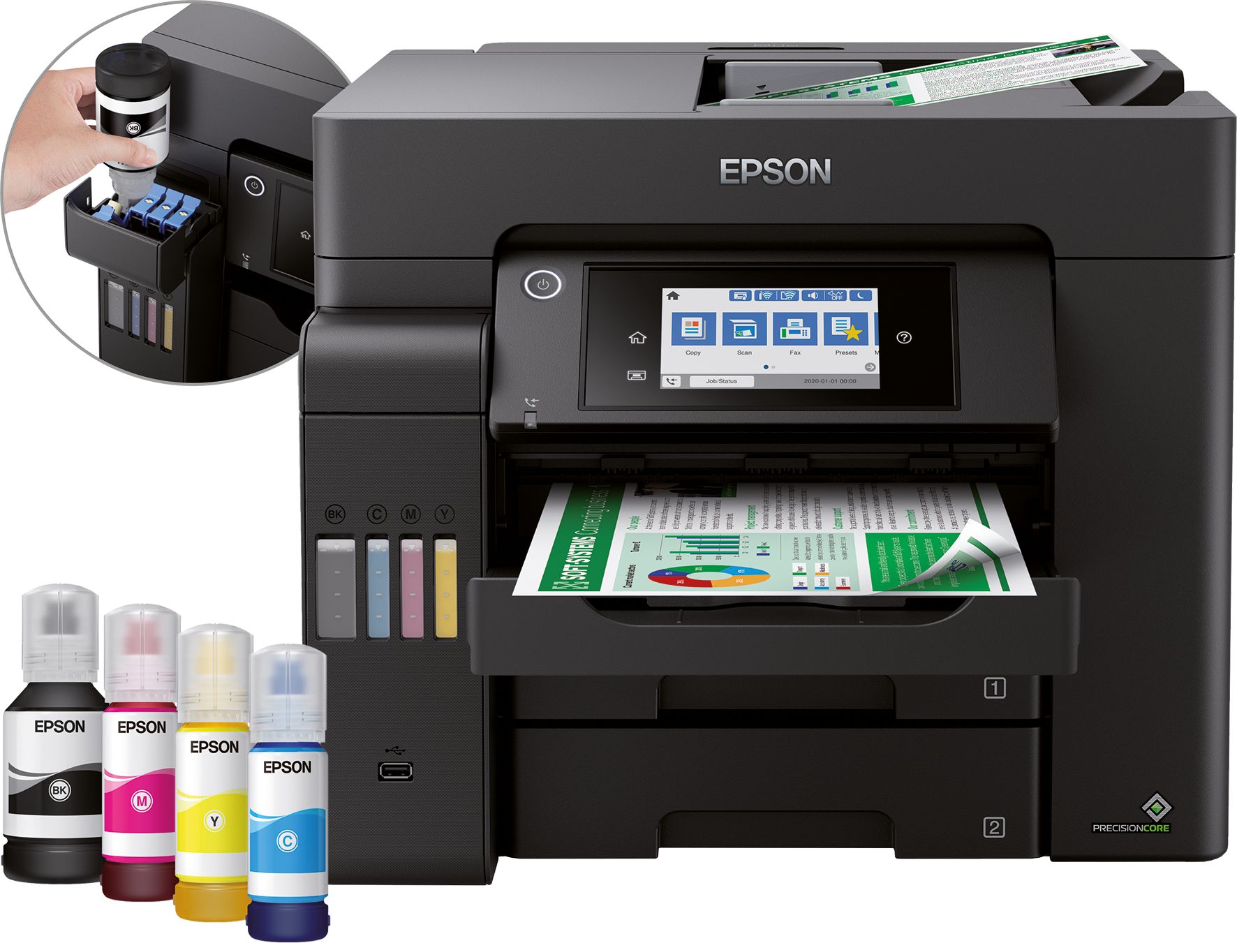Epson EcoTank ET-5800 Wireless Inkjet Printer A4 4800 x 2400 DPI 32 ppm