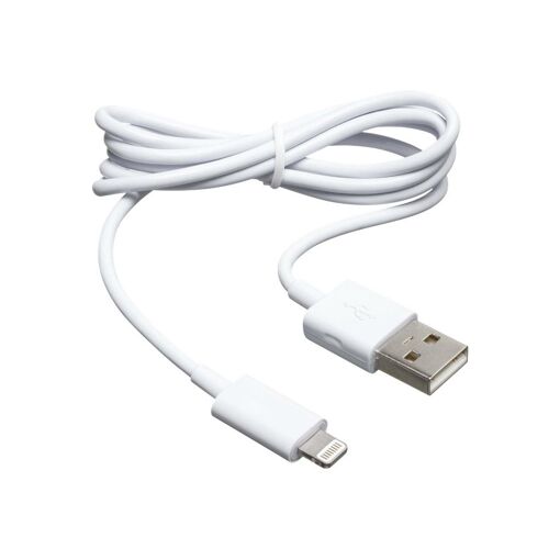 BigBen Interactive USB/Lightning Cable - 2.4A, White, 1m - Apple iPad/iPhone/iPod