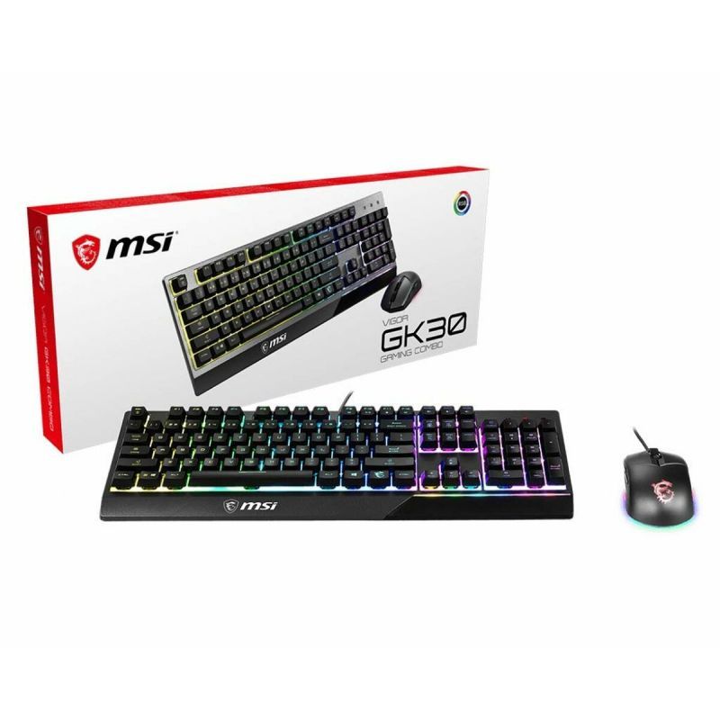 Combo de teclado y ratón MSI GK30 Vigor
