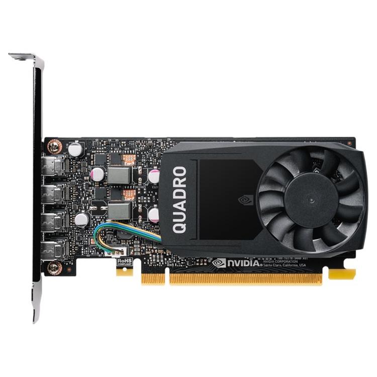 PNY Quadro P620 Graphics Card - 2GB GDDR5 - Low Profile PCIe 3.0 x16 - 4x Mini DisplayPort