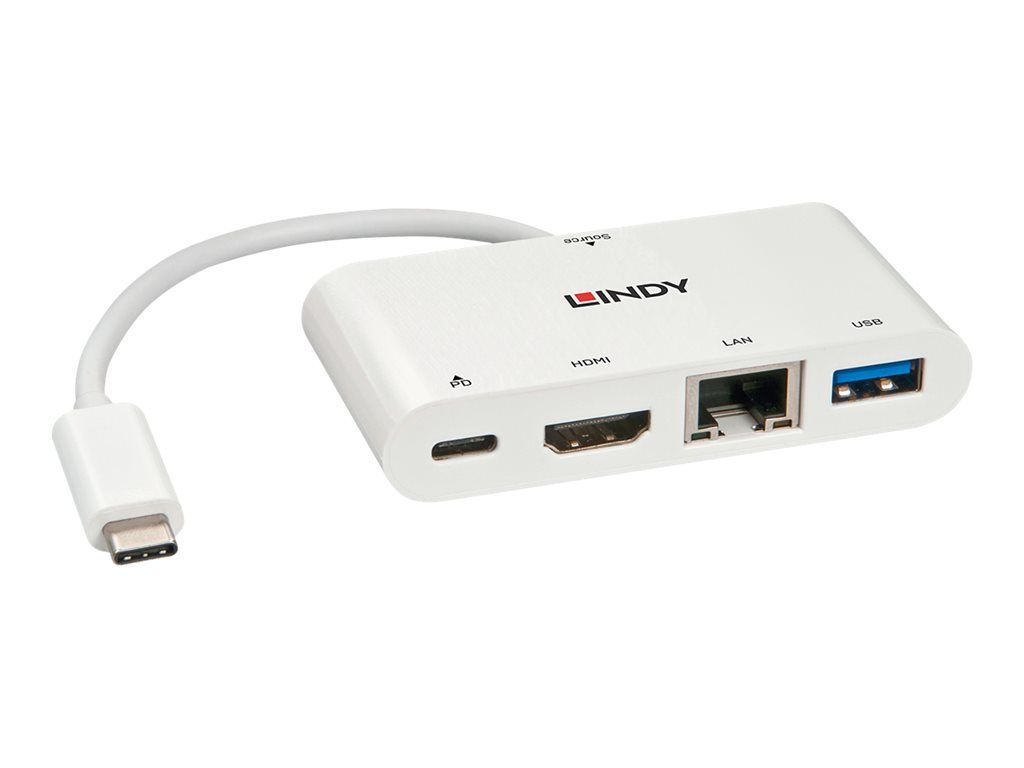 Lindy USB-C 3.1 Docking Station with HDMI and Gigabit Ethernet