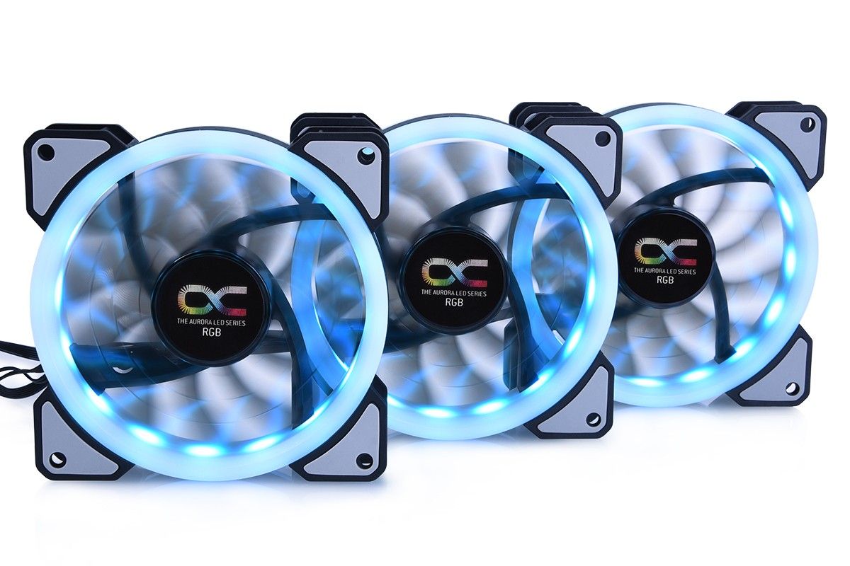 Alphacool Eiszyklon Aurora LUX Digital RGB Fan Kit (120x120x25mm)