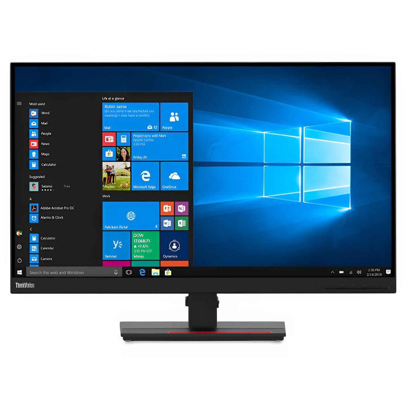 Écran LED Lenovo ThinkVision T27q-20 27 pouces QHD, Noir