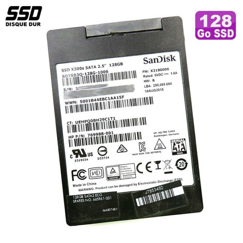 SanDisk X300s 128GB SSD - SD7SB3Q-128G-1006