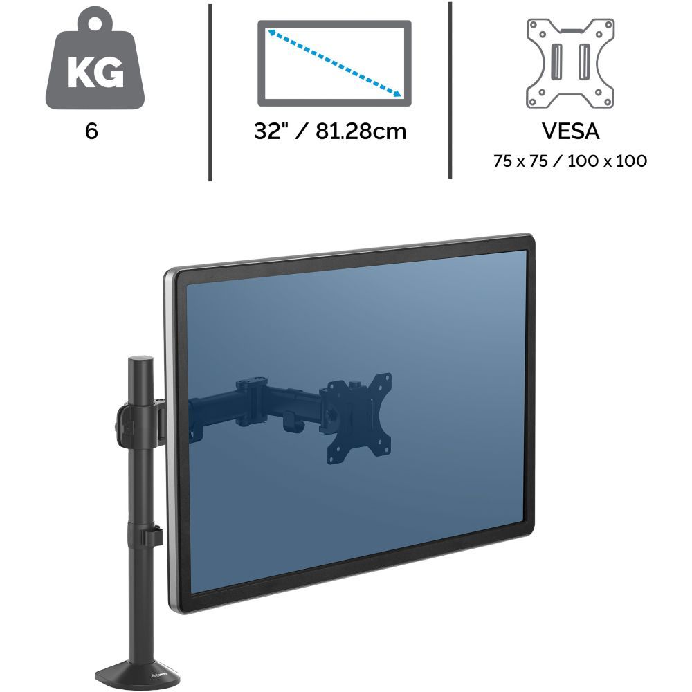 Soporte de pantalla Fellowes - Bra Reflex simple