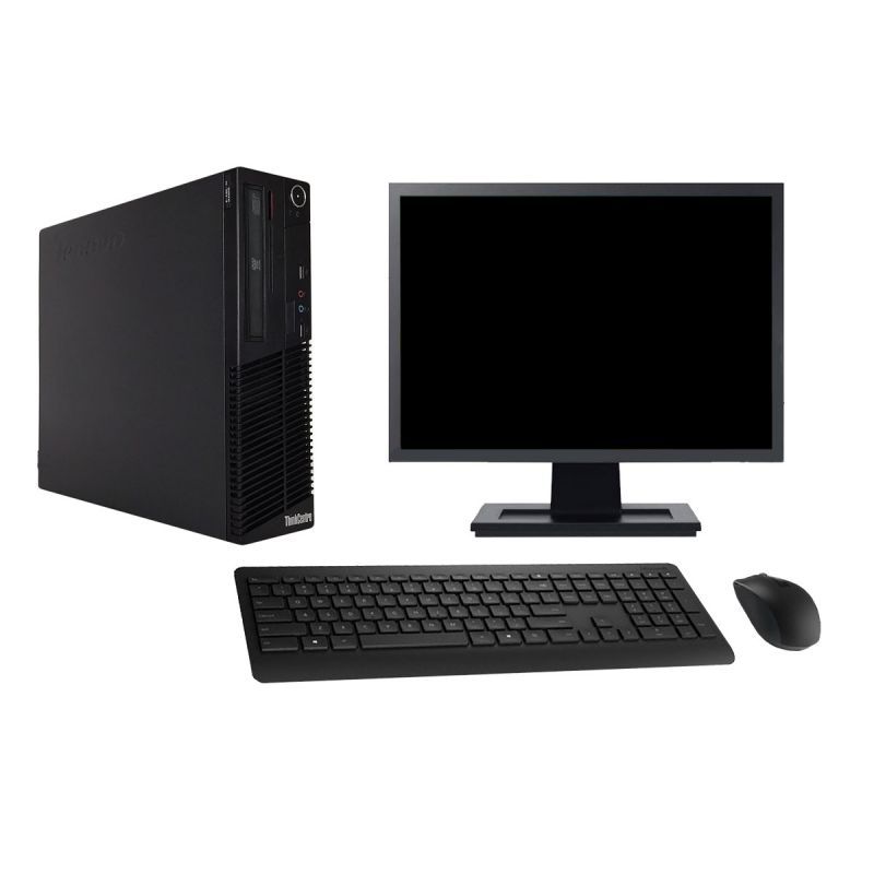 Lenovo M73 SFF Desktop Computer | 27" Screen | Intel i7-4770 | 16GB RAM | 1TB HDD | Windows 10 | WiFi
