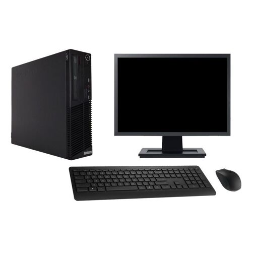 Lenovo M73 SFF Desktop Computer | 27" Screen | Intel i7-4770 | 16GB RAM | 1TB HDD | Windows 10 | WiFi