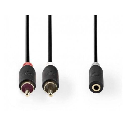 Câble audio Nedis - 2 x RCA Mascul à 3,5 mm Femelle