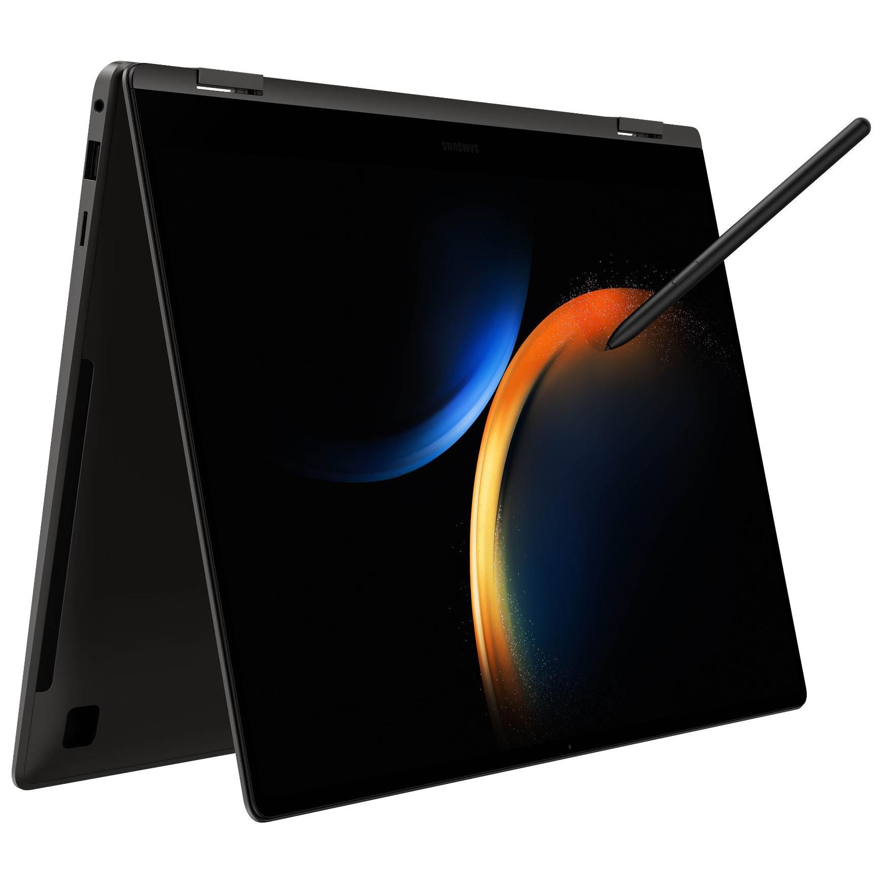 Samsung Galaxy Book3 Pro 360 - Pantalla táctil de 16', Core i7, 16GB RAM, 512GB SSD, Gráficos Intel Iris Xe, Gris
