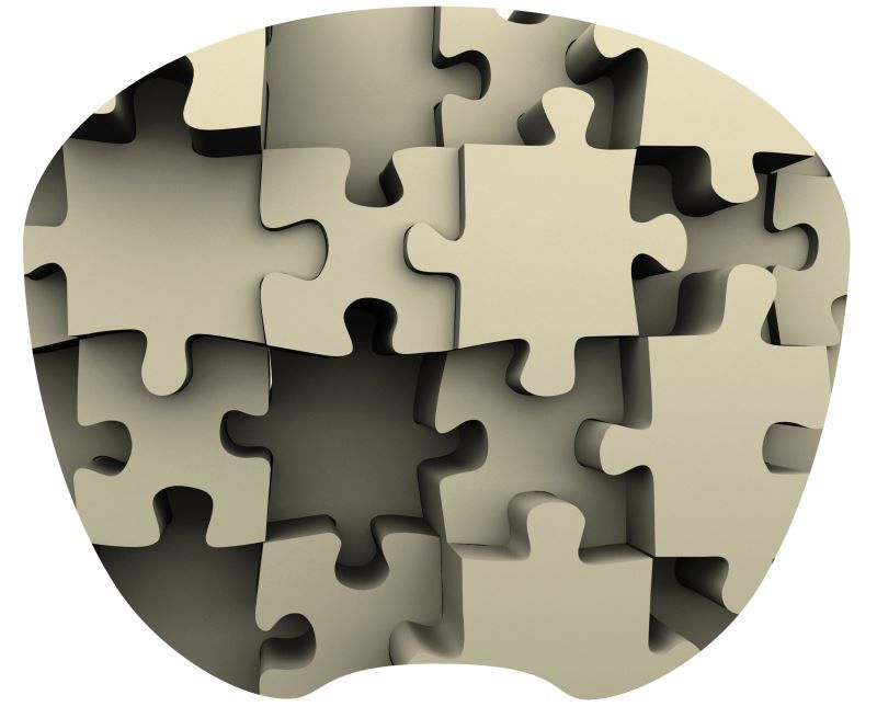Aidata Ultra-Thin Mouse Pad with Puzzle Design