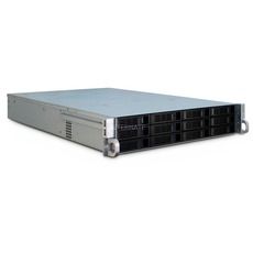 Inter-Tech 2U Server Rack Mount, Black/Silver