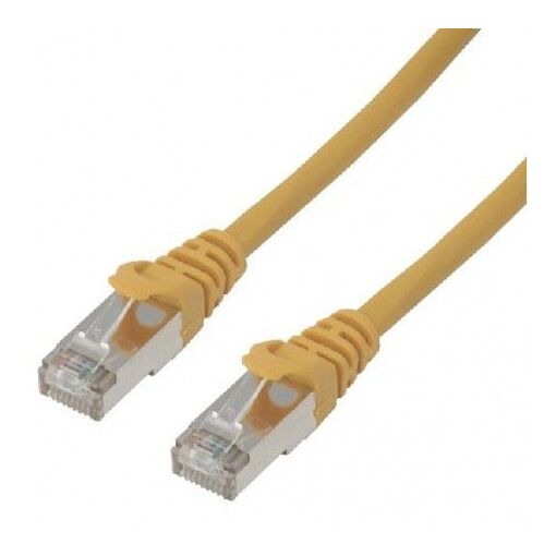 Câble en paire torsadée UTP Cat 6a MCL Samare, 5 m, Jaune
