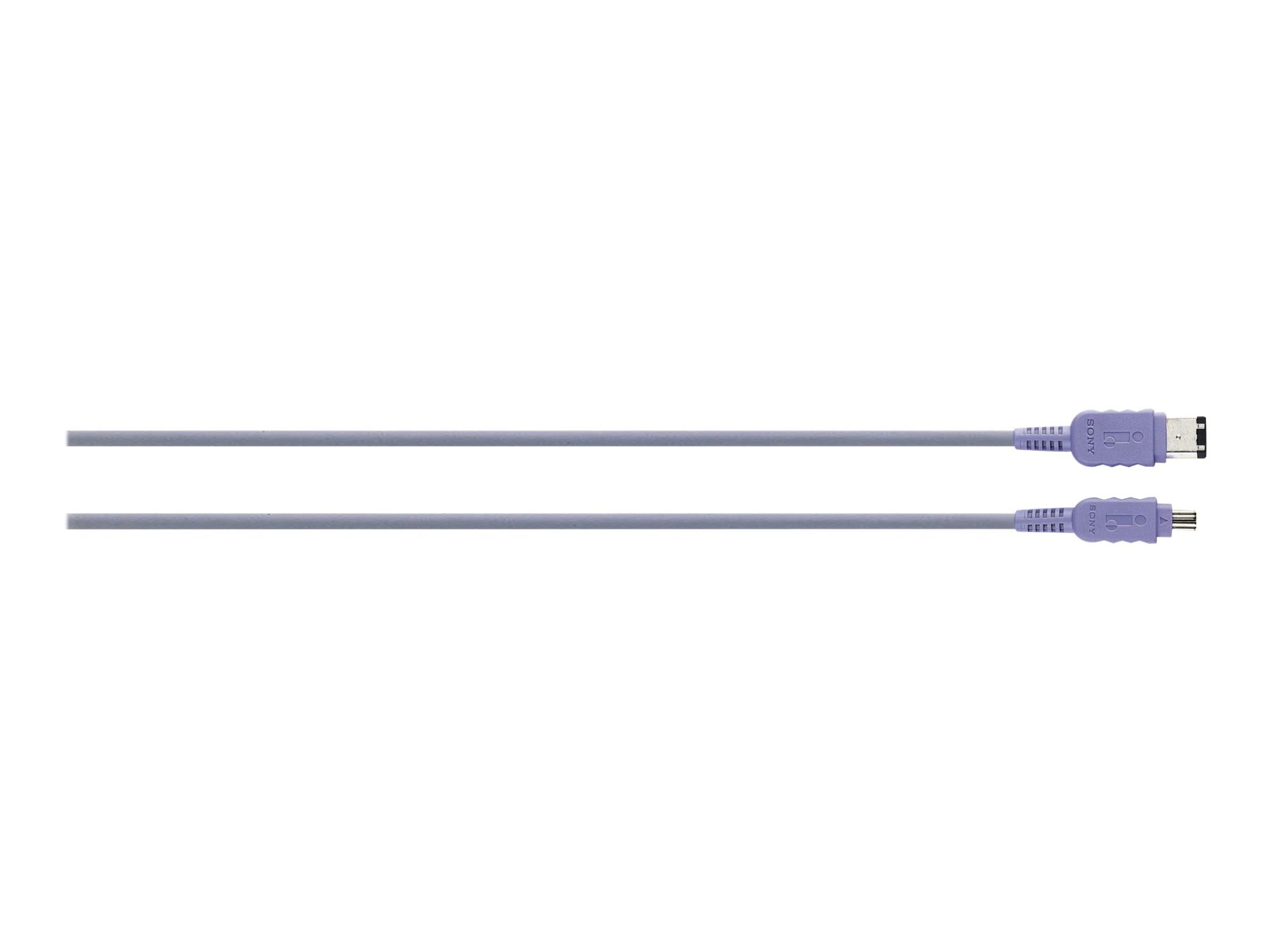 Cable de datos Sony - FireWire IEEE1394 (i.LINK) - Macho 4 pines a macho 6 pines - 1,5 m - Gris - para la serie Handycam DCR-TRV