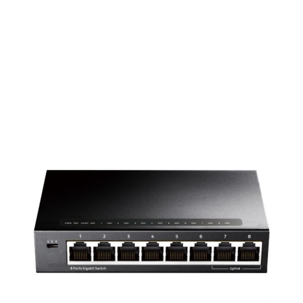 Cudy GS108 Gigabit Ethernet Switch (10/100/1000) Black