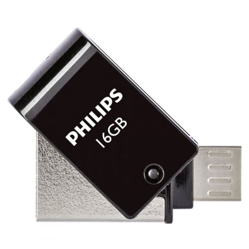 Philips 2-in-1 OTG Drive 16GB Black