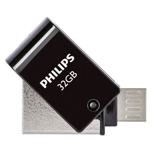 Philips 2-in-1 OTG Drive 32GB Black