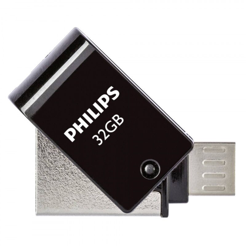 Philips 2-in-1 OTG Drive 32GB Black