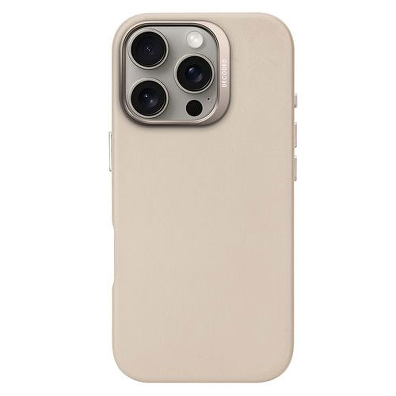 DECODED Leather case for iPhone 16 Pro Beige 