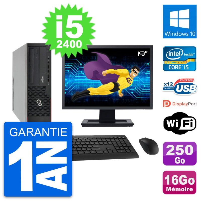 Fujitsu E910 DT 19-Inch Desktop PC