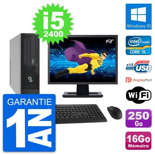 PC de escritorio Fujitsu E910 DT de 19 pulgadas