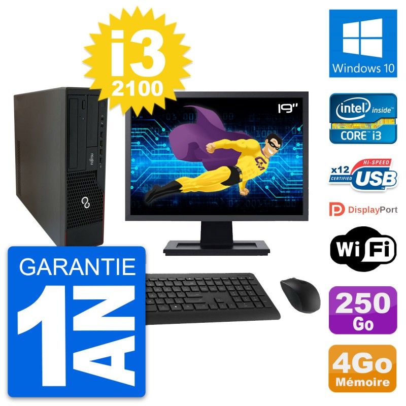 Fujitsu E910 DT 19-Inch Desktop PC