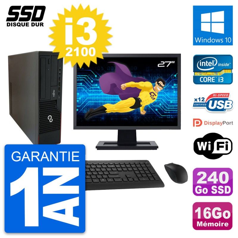Fujitsu E910 DT 27-Inch All-in-One PC