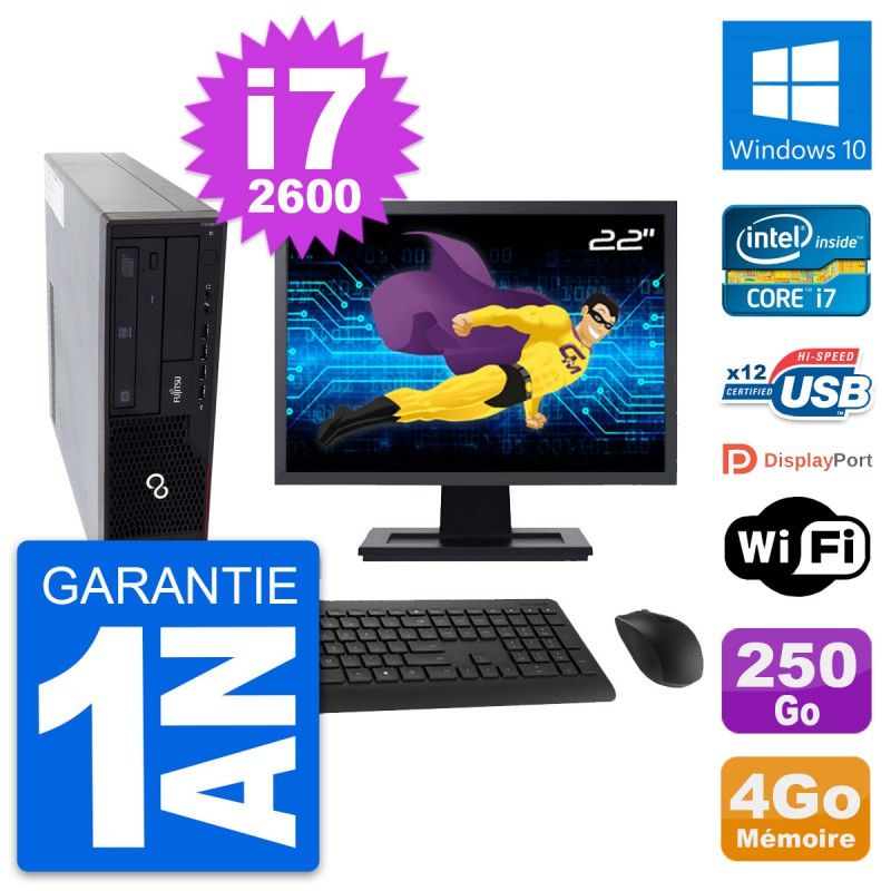 Fujitsu E910 DT 22-Inch Desktop PC