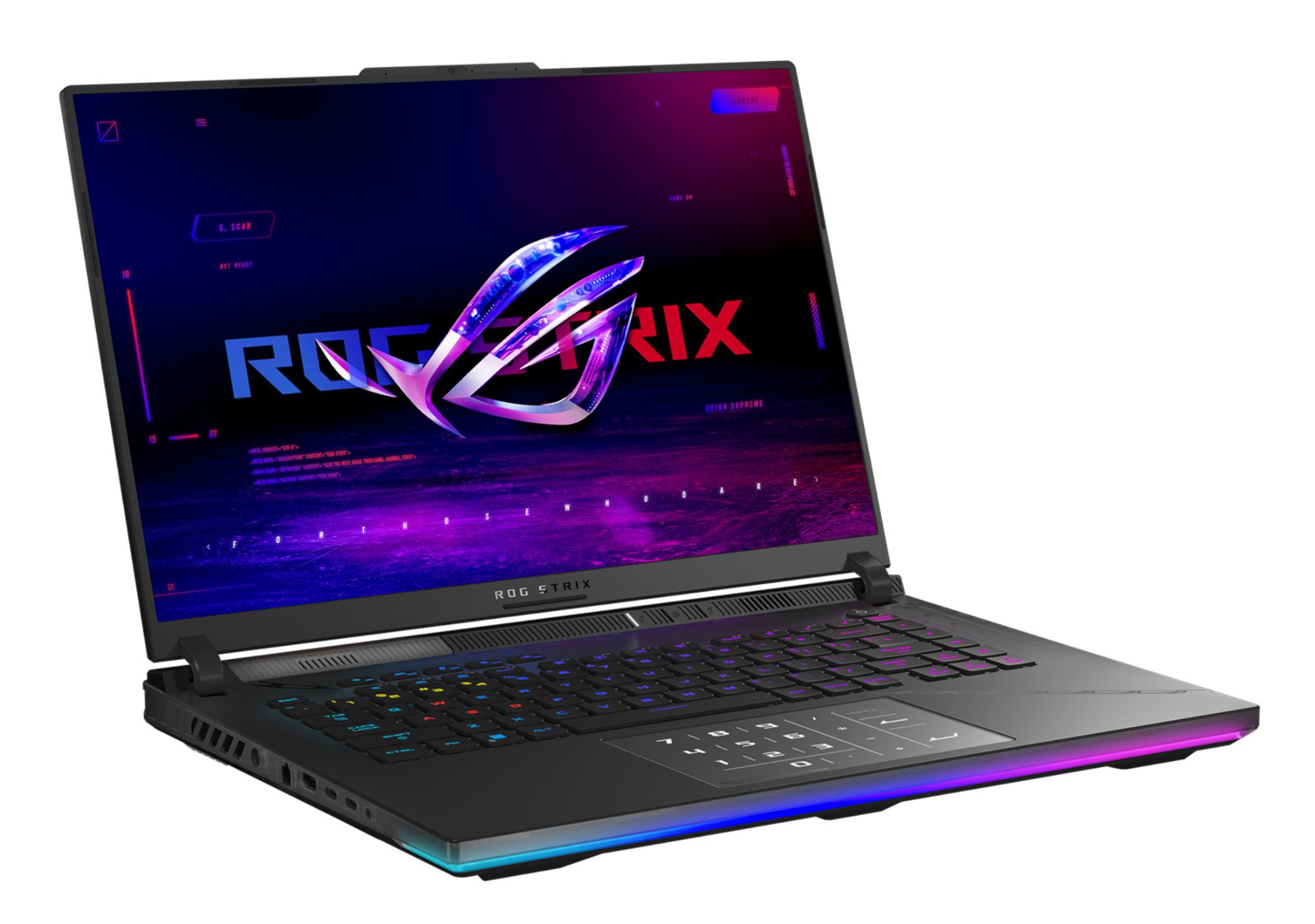 Asus ROG SCAR16-G634JZ-NM015W 16-inch Intel Core i9 32GB RAM 1TB SSD Nvidia RTX 4080 Graphics Card - Black
