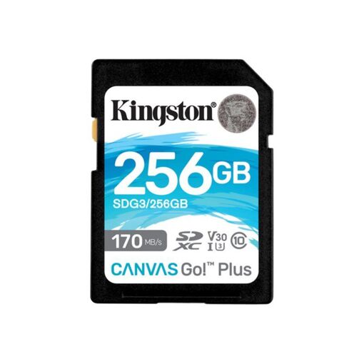 Kingston Canvas Go! Plus 256GB SDXC Memory Card
