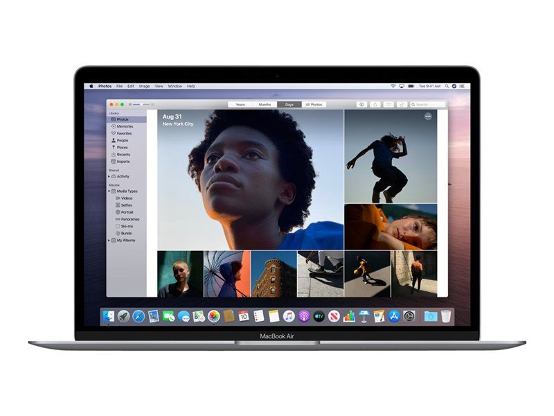 Apple MacBook Air (MWTK2FN/A, 2020) - Core i3, 8GB RAM, 256GB SSD, Silver AZERTY Keyboard