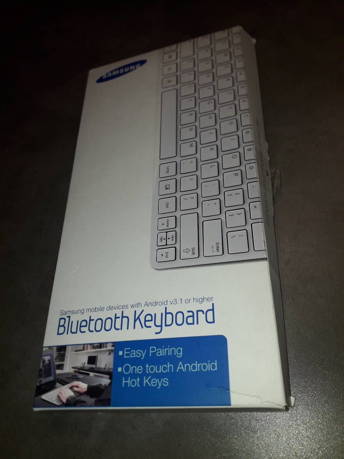 Samsung BKB-10 Wireless Bluetooth Keyboard, White
