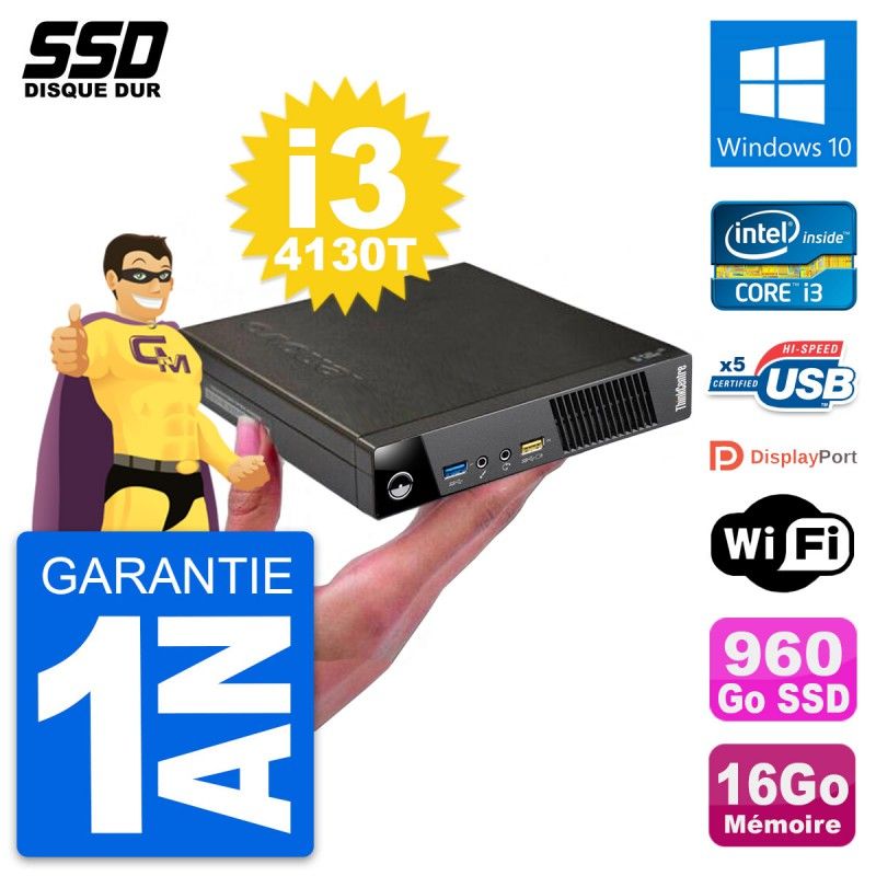 Ordinateur de bureau ultra-mince Lenovo M73