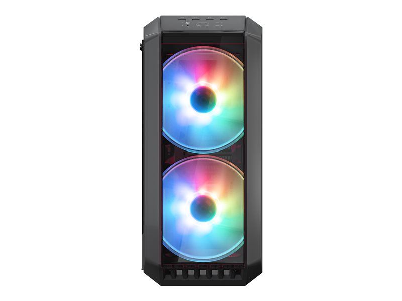 Cooler Master H500 ARGB Case - Extended ATX - Tempered Glass Side Panel - No Power Supply (ATX) - Iron Gray - USB/Audio
