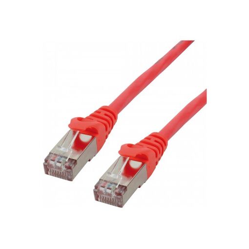 MCL - Network Cable - RJ-45 (M) to RJ-45 (M) - 5m - SFTP - CAT 6a - Halogen-free, Hook-free - Red