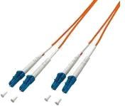 Digital Data Communications Multi-Mode LC Connector Cable, 5m, 50/125 Microns, Orange