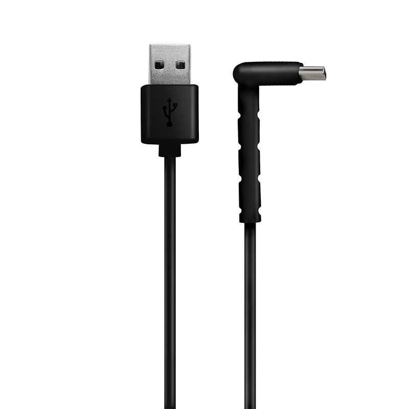 Mooov USB-A to USB-C Cable with Phone Holder, 1.2m - Black