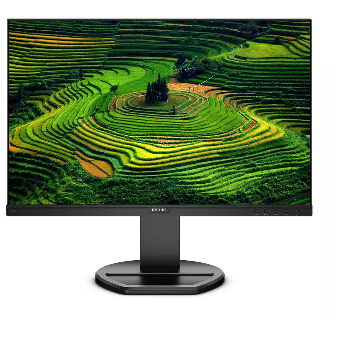 Philips B Line 230B8QJEB - LED Monitor - 23" (22.5" Visible) - 1920 x 1200 WUXGA @ 60Hz - IPS - 250 cd/m² - 1000:1 - 5ms - HDMI, DVI-D, VGA, DisplayPort - Speakers - Black Texture