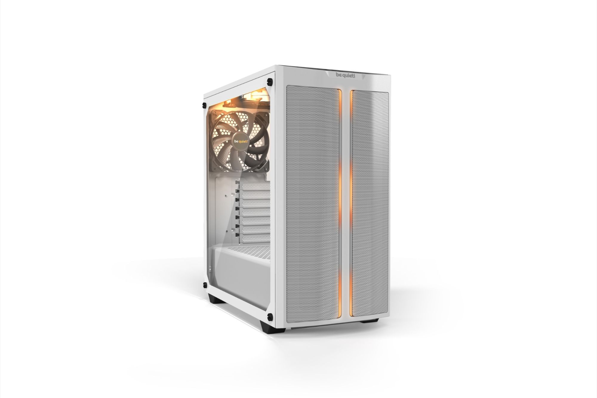 Listan Pure Base 500DX - ATX Mid-Tower Case with Tempered Glass Panel - White