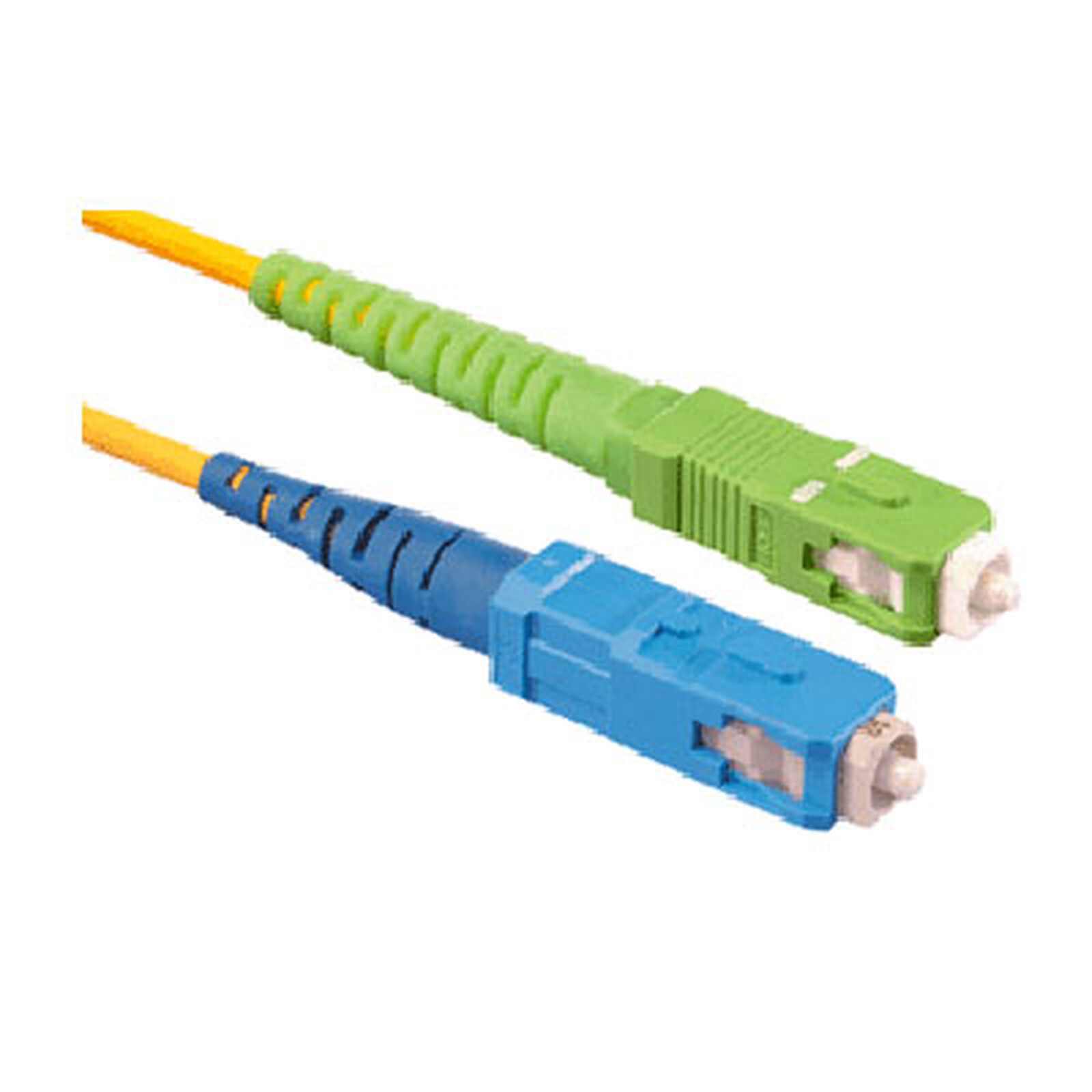 Single mode 9/125 SC-APC/SC-UPC simplex optical jumper (2 mtrs)