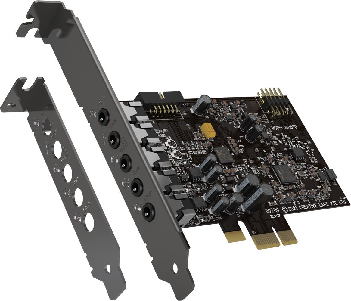 Creative Sound Blaster Audigy FX v2 Internal 5.1 Channel PCI-E Sound Card