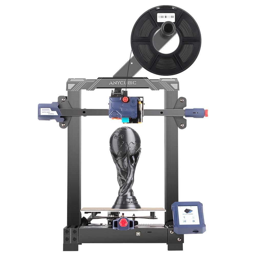 Anycubic Kobra 3D Printer, Auto-Leveling, Direct Extrusion, 4.3 inch Screen, PLA/ABS/PETG/TPU, 250x220x220mm