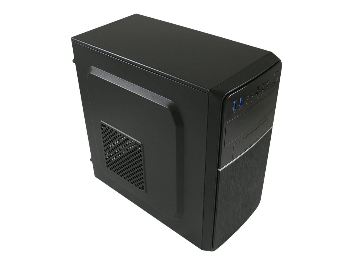 LC Power Tour Micro ATX Case - Black - No Power Supply - USB/Audio