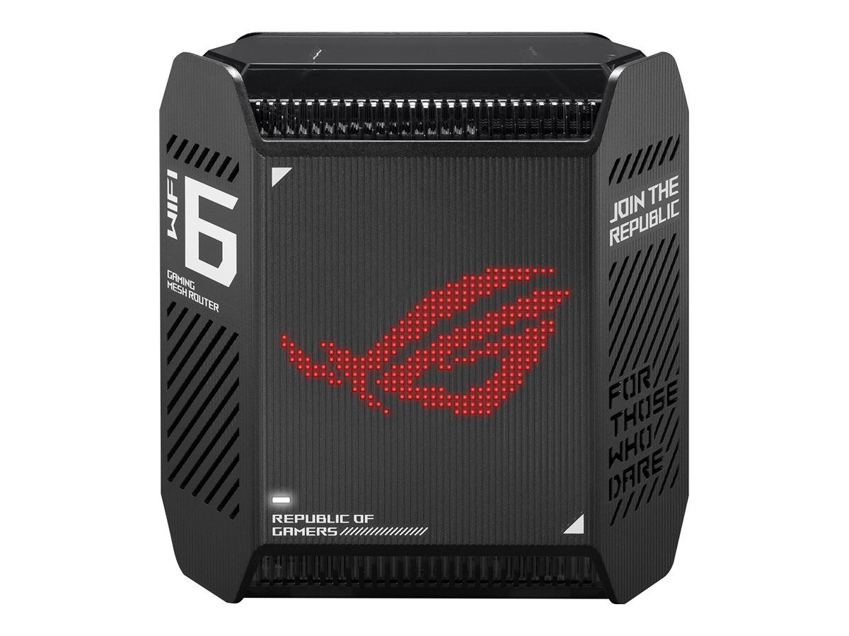 ASUS ROG Rapture GT6 Wi-Fi System - Mesh Router - Up to 270 sq.m - 1GbE, 2.5GbE - Wi-Fi 6 - Bi-band