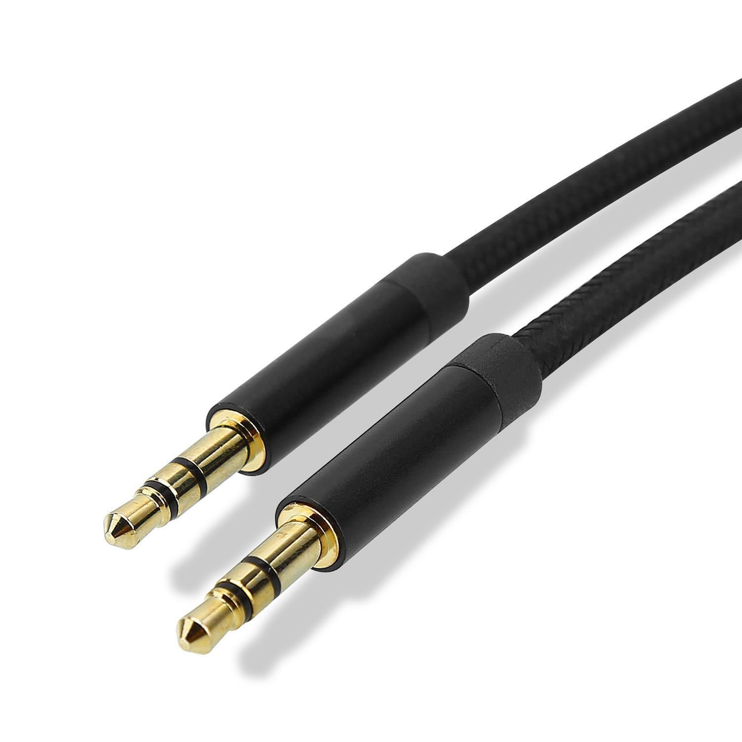 Cadorabo 3.5mm Auxiliar Audio Cable 1m Black