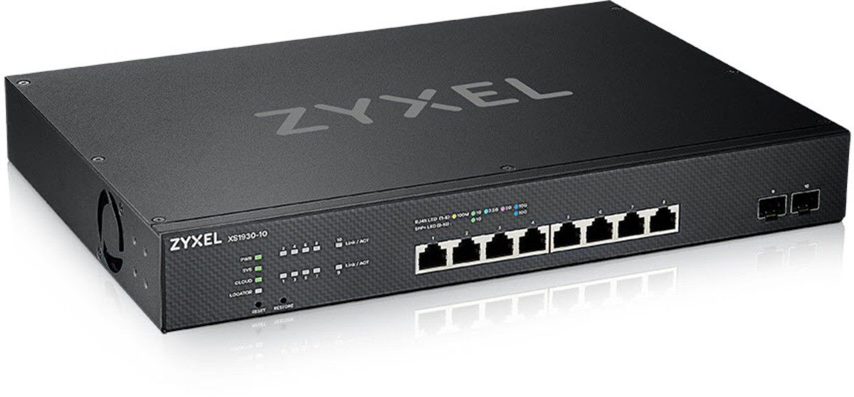 Zyxel XS1930-12HP - 12-Port Intelligent Switch with 10G Copper
