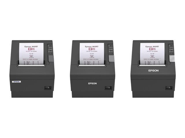 Epson TM T88IV - Receipt Printer - Two-Color (Monochrome) - Online Thermal - Roll (7.95 cm) - 180 dpi - Up to 200 mm/sec - Series - Black