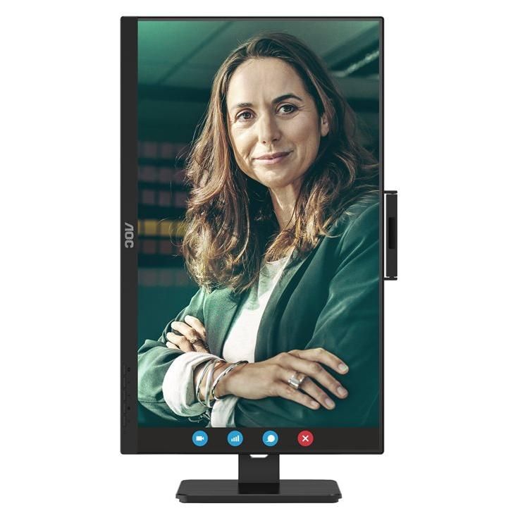 AOC Pro-Line Q27P3CW - 27" LED Monitor - QHD 2560 x 1440 @ 75Hz - IPS - 350 cd/m² - 1000:1 - 4ms - 2x HDMI, DisplayPort, USB-C - Speakers - Black