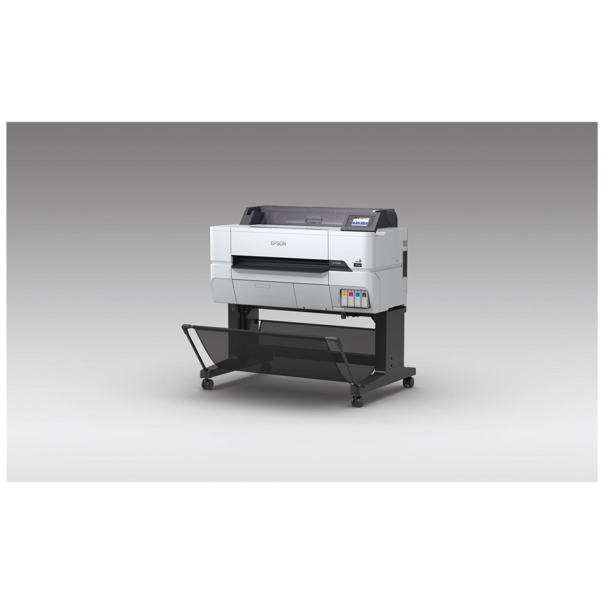 Epson SureColor SC-T3405 - 24" Color Large Format Printer with Stand - A1 Roll (61cm) - 2400 x 1200 dpi - Gigabit LAN, Wi-Fi(n), USB Host, USB 3.0 - Cutting Tool