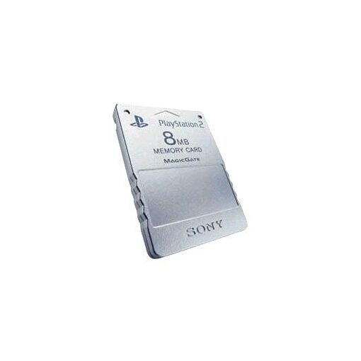 Module mémoire flash Sony 8 Mo - Carte mémoire argentée PlayStation 2